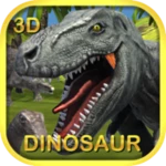 dinosaur 3d - ar camera android application logo